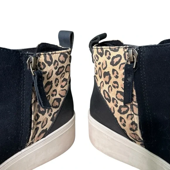 Toms Jamie Leopard Platform Booties Sneaker Size 8 - Picture 7 of 10